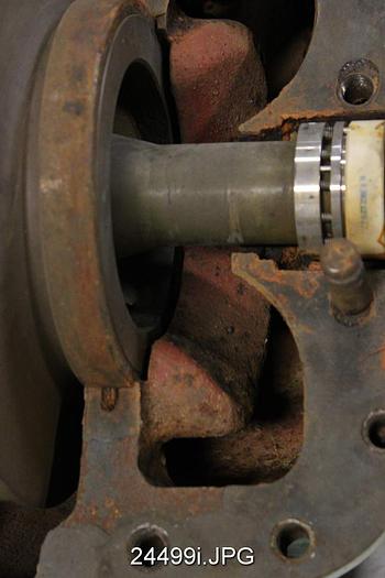 Used Goulds 3410 Goulds 3410, 6X8X14, 5 Vane Impeller, 13 1/2" Impeller Diameter, Bronze Impeller, Ductile Iron Casing, Mechanical Seal #24499