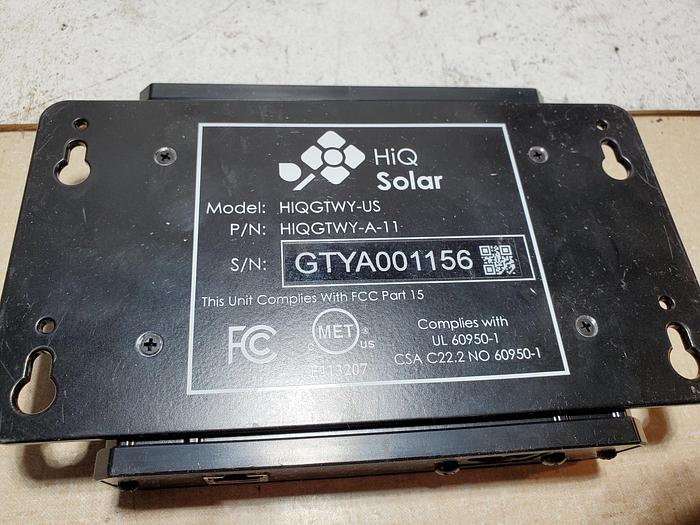 Used HiQ Solar Grid-Tie Inverter 120VAC/2W/60Hz (BRB1)