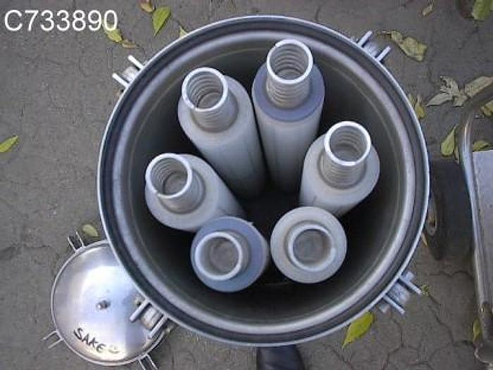 Used Filter, Cartridge, Central Filter, S/st, 6 Cart, #C733890