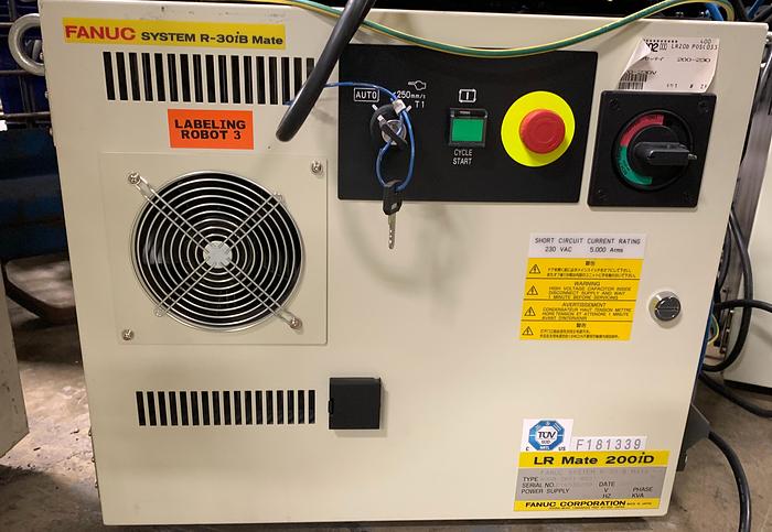 Used FANUC LR MATE 200ID CLEAN ROOM 6 AXIS ROBOT WITH R30IB MATE