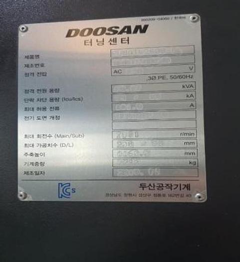 Lathe Vertical Turning Doosan PUMATW2600-GL