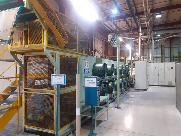 Used 2008 Datong Slab cooling unit  (tunnel type batch off)