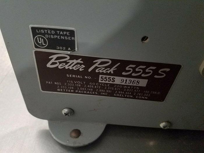Used Better Pack 555S Industrial Tape Dispenser with water heater NO Water Bottle