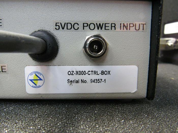 Used OZ OPTICS OZ-2000-830-5/125-S-40-3S-3.0.5-1 W/CONTROLER OZ-X000-CTRL-BOX