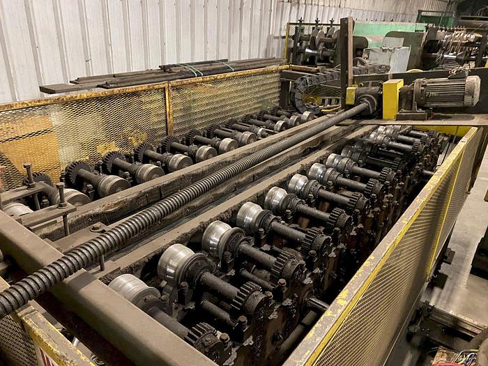 Used 14 STAND X 3.5" ARBOR X 42" BRADBURY RAFTED STANDING SEAM 360/ STANDING SEAM PANEL II ROLLFORMER (USED)