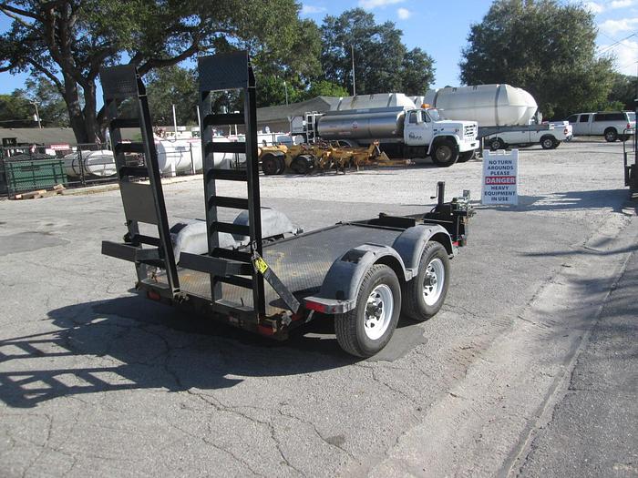 Used 2017 MMDI 5'x10' Tandem Axle Equipment Trailer