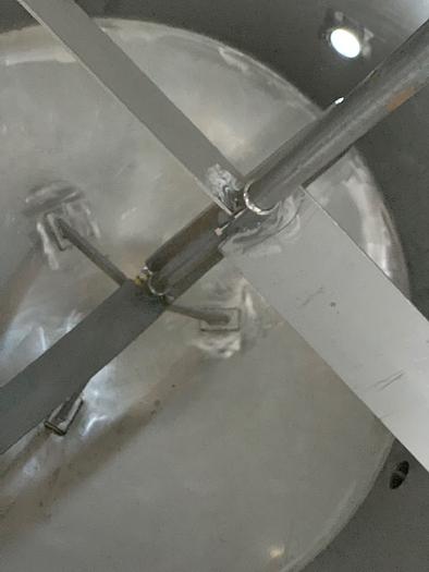 Used 900 Gallon Vertical Stainless Steel Agitated Tank