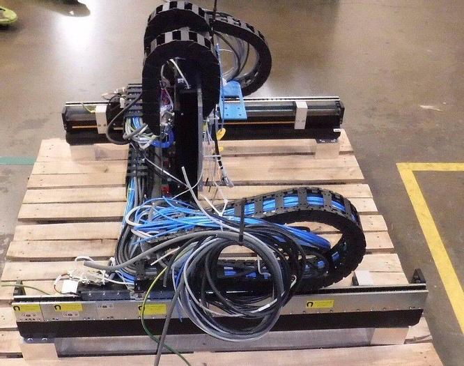 Used X-Y-Z MOVEMENT ETEL ELECTROMAGNET CONTROLLED 38X37X23 INCHES