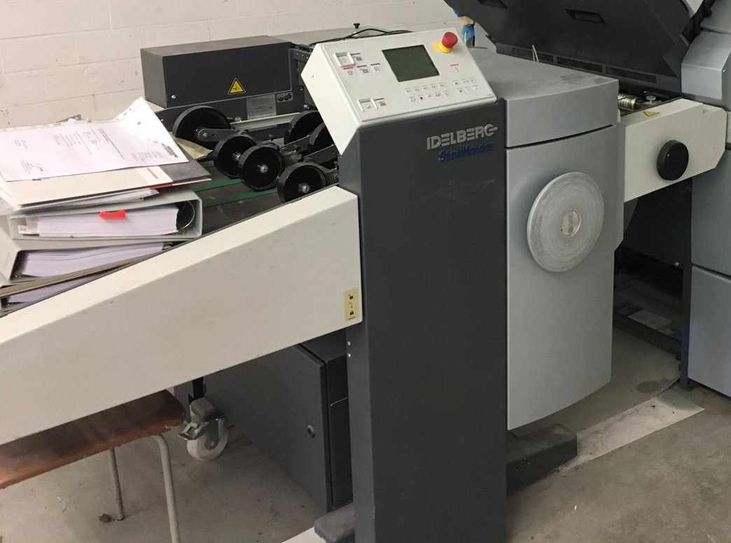 Used Shingle press delivery Heidelberg Stahlfolder SPH70 built in 2011 Condition like new
