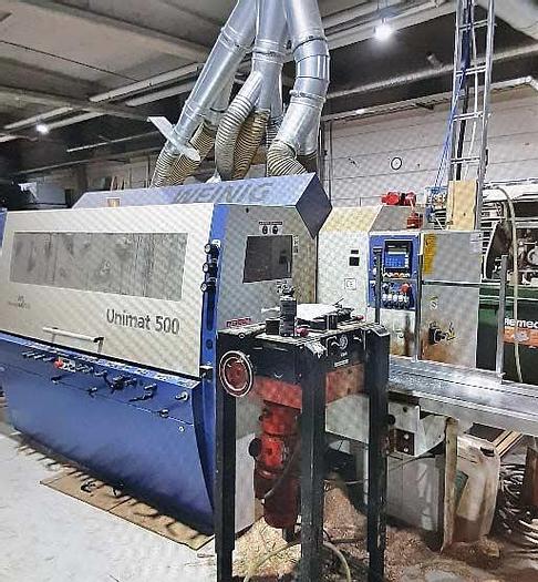 Used WEINIG Unimat 500 4- side planer planer/moulder (6-Spindles) PLC controlled