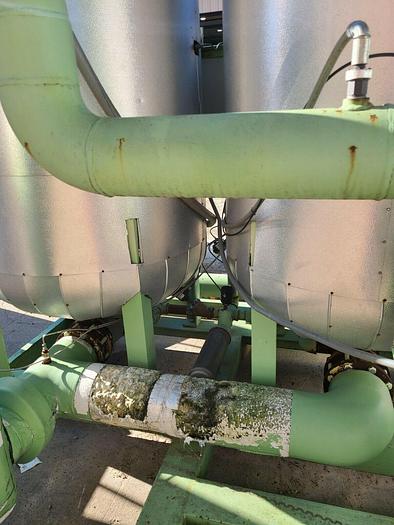 Refurbished Desiccant air Dryer Sullair 4300 cfm Heated Blower purge Twin Tower