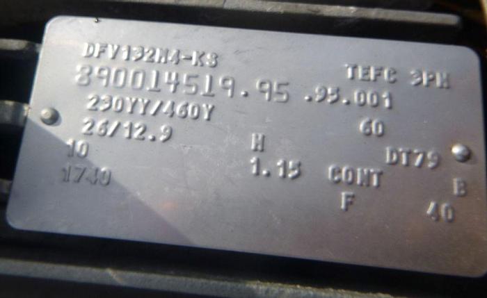 Used Mixer, High Shear, 10 HP, Votator, CR16, Pin Mill #S744415