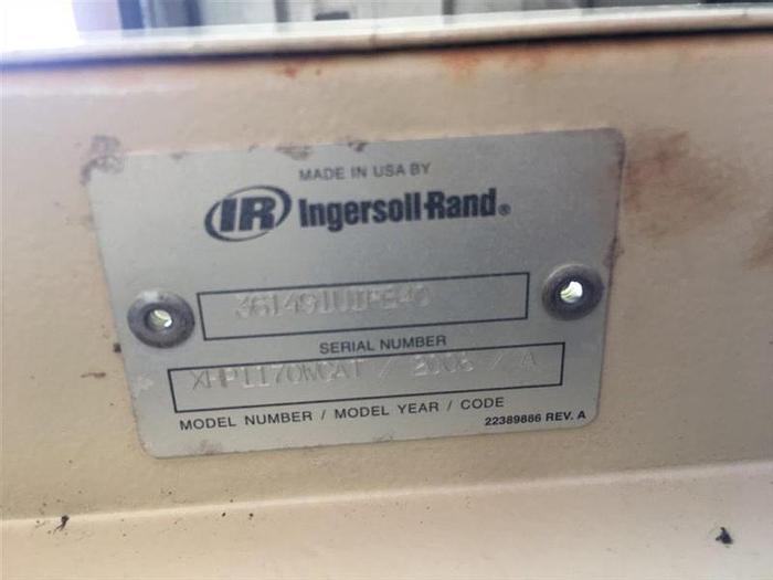 Used 2006 Ingersoll-Rand 1170cfm/350psi Air Compressor