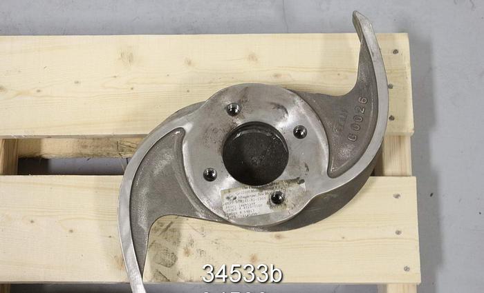Used Goulds 3135 Impeller, 2-Vane, 18" Diameter #34533