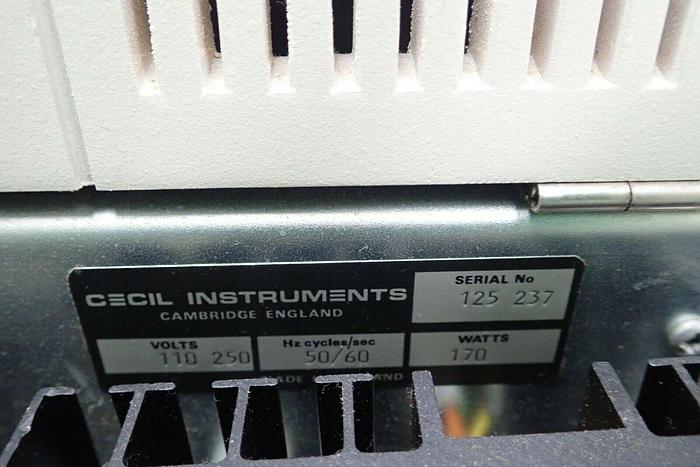 Used Cecil CE 2041 2000 Series Spectrophotometer with Integrated Printer