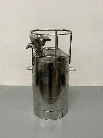 Used DCI 35L Stainless Steel Pressure Vessel 40 PSI @ 100° F