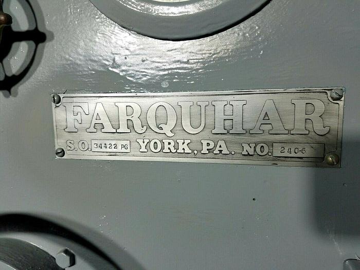 Used 1000 Ton FARQUHAR Hydraulic Press Hobbing Stamping Tooling Pressing Coining USA Watch Video!!