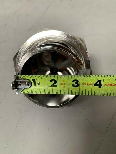 Used Stainless Steel Sample Valve w/ 1/2" to 4" Threaded Fitting