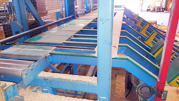 Used Hundegger K2-4 BHF joinery line  for log house production