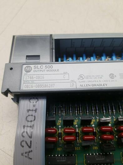 Used AB 1746-OB16 Ser C OutPut Module