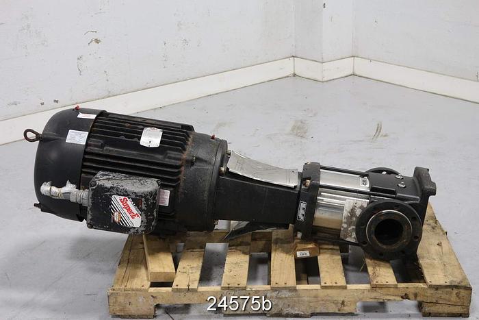 Used Grundfos A38253068P10320US87 High Pressure Pump, Ductile Iron Casing #24575
