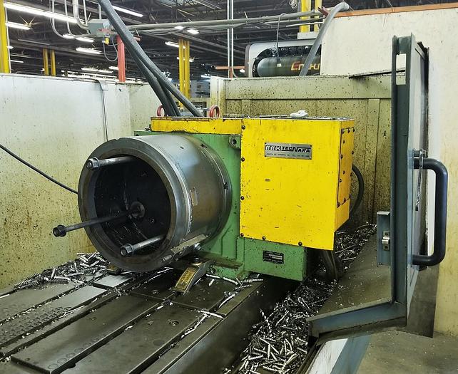 Used Enshu Vertical Machining Center, 650VX, 26" X 79" Table, X=63", Y=26" 50 Taper, 20 HP, Fanuc 15M