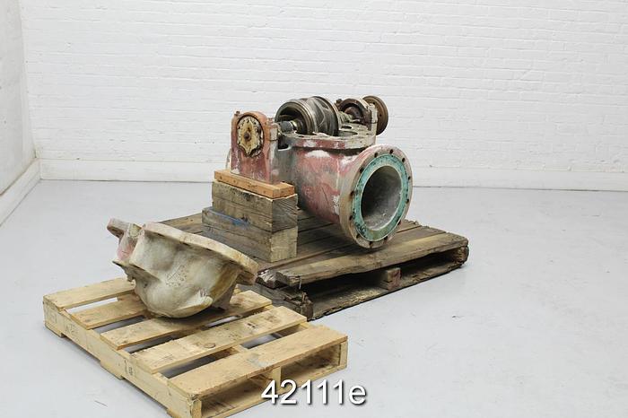 Used Goulds 3405 10x12x12 Split Case Pump, Stainless Steel Casing #42111