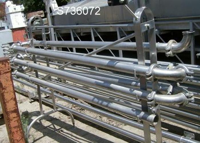 Used Pasteurizer, Retention Coil Only, 316 S/st, 5', 6 Pass #S736072
