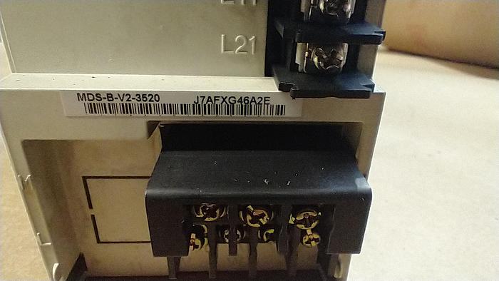 Used MITSUBISHI MDS-B-V2-3520 SERVO DRIVE UNIT FOR CNC LATHE Poled from working GH118