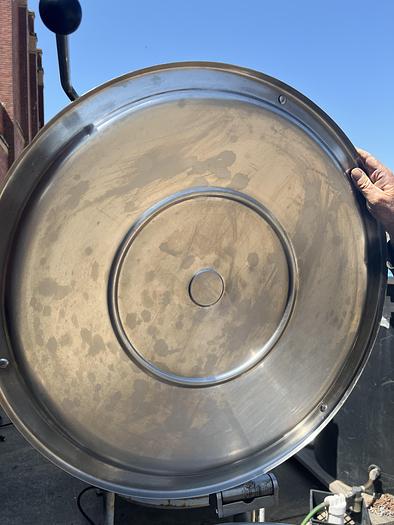 Used Kettle, 40 Gallon, S/st, Jkt, Gas-Fired, Cleveland, Mdl KGL-40-T #C744515