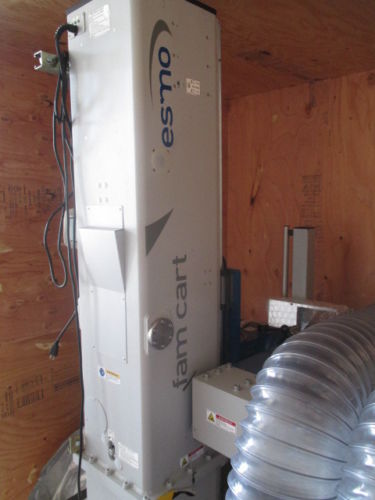 Used ESMO FAM Cart Analytical Manipulator Cart adapted for Advantest T2000