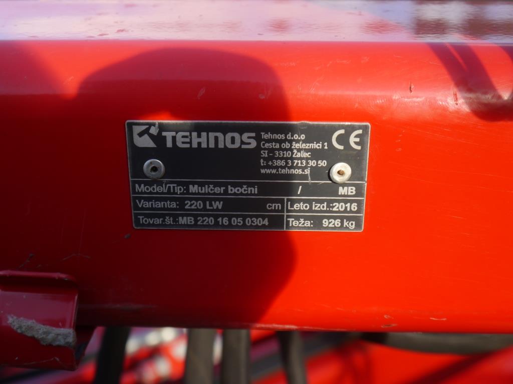 Used Tehnos 220 LW Flail Mower