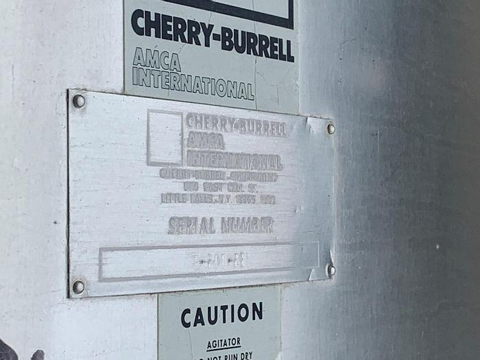 Used Tank, 6,000 Gallon, S/st, Jkt, Agit, Cherry Burrell #C744330