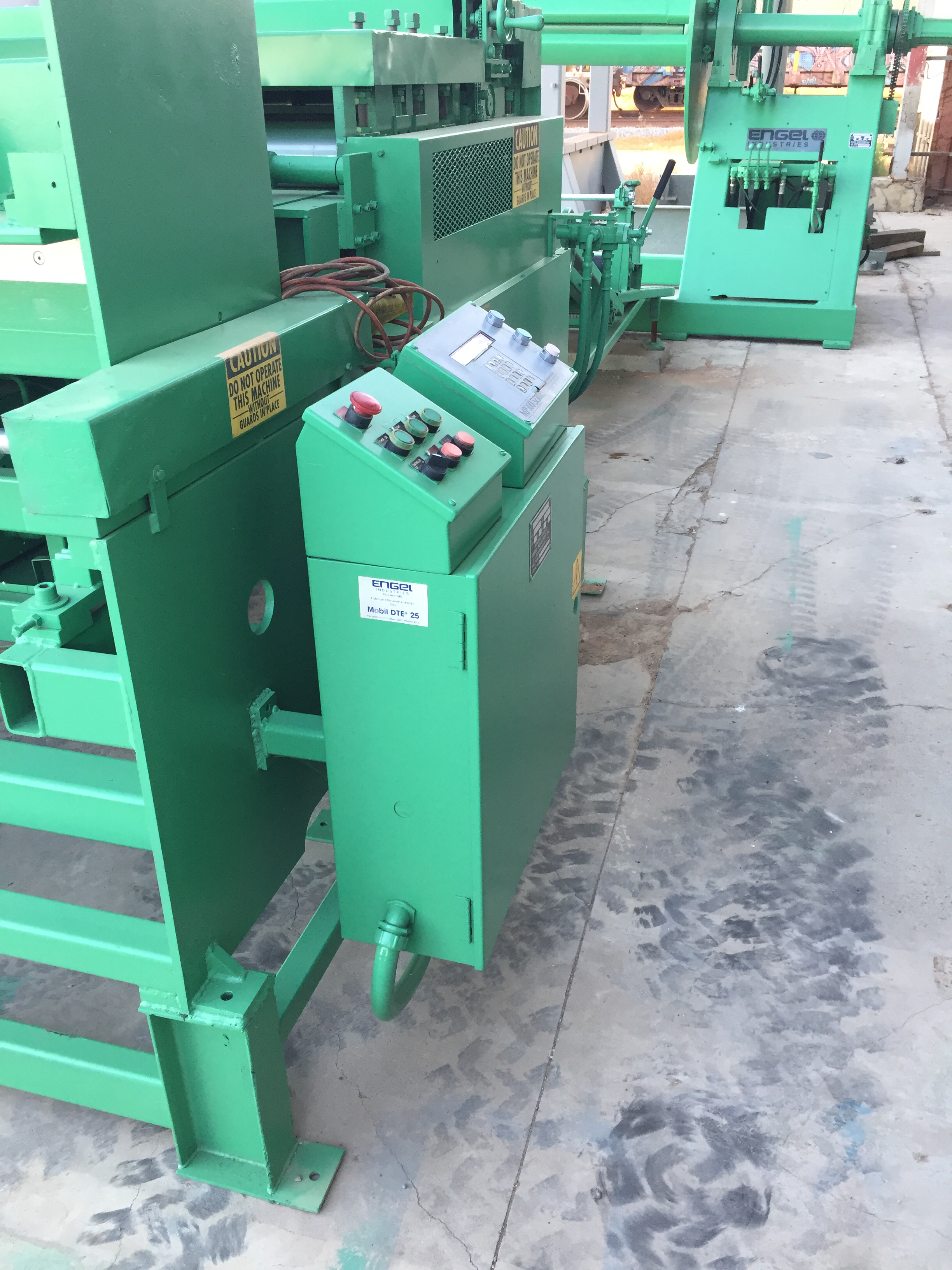 Used 60” x 16 Ga. Engel Blank-it Cut-To-Length Line