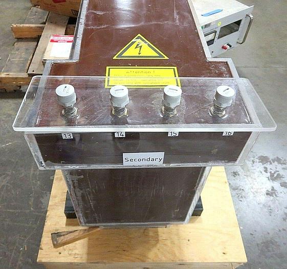 Used Tauscher TEVKCT, 2870001 High Potential HV Isolating Transformer 25 kVA/ 35 kVDC