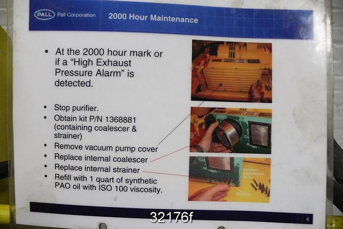 Used Pall HPV103.W.A.H.W.N.W Oil Filter System #32176