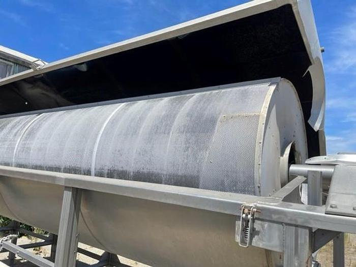Used Rotary 44" Diameter x 15.5" Long Hot Water Blancher