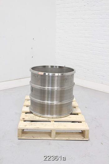Used Voith VSP10 Pressure Screen Basket, 1.4Mm Profiled Holes, 10.3% O.A. #22361