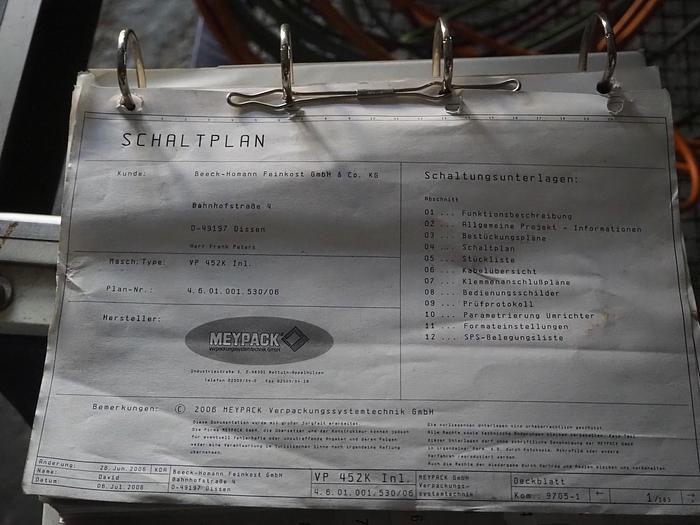 Gebraucht Verpackungsanlage, Fabrikat Meypack, Typ VP453, Baujahr 2006
