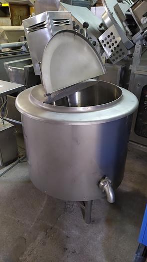 Used Kocioł z mieszadłem i pokrywą - wykonanie nierdzewne, pojemność 162 l