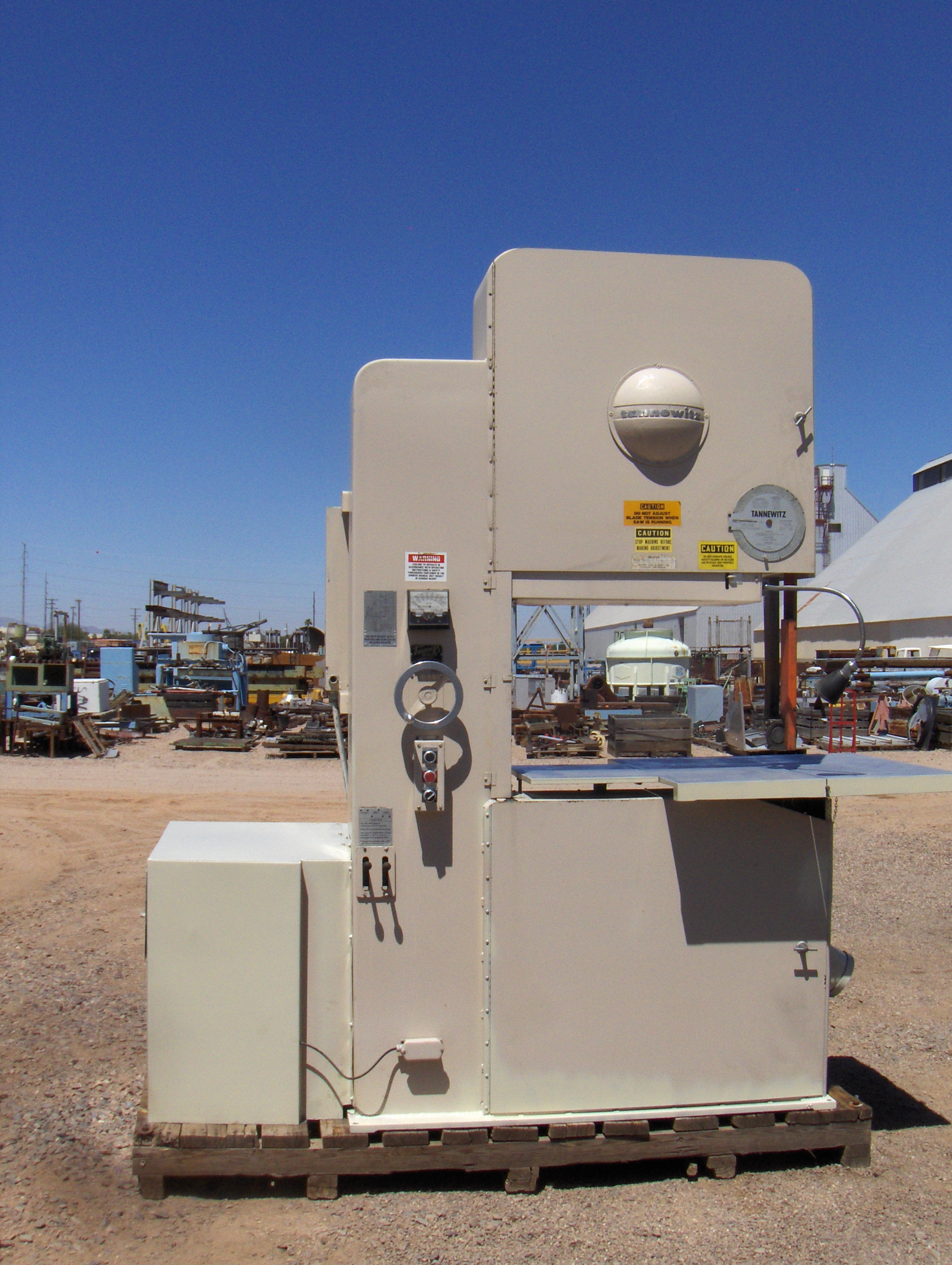 Used 36 Inch Tannewitz Mdl. GVTNE  Vert. Band Saw