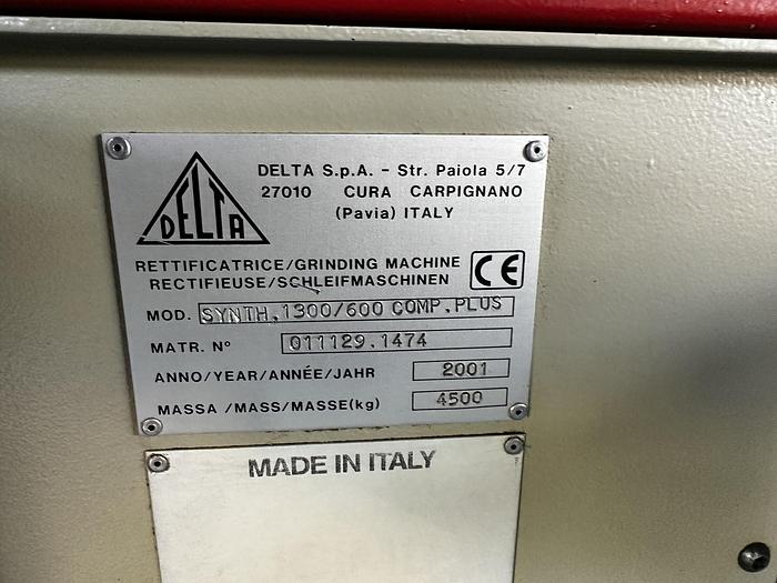 Ottime Rettifica Tangenziale Cnc DELTA SYNTHESIS 1300/600 COMPACT PLUS