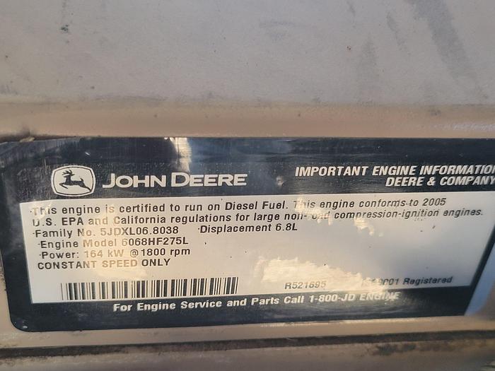 Used 125kW Magnum 155 Generator with Trailer