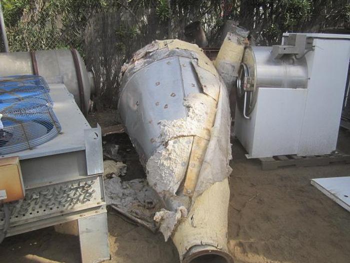 Used Separator, Cyclone, 54" X 9', S/st, Air, 6'10" Cone, 10" Disc #S737333