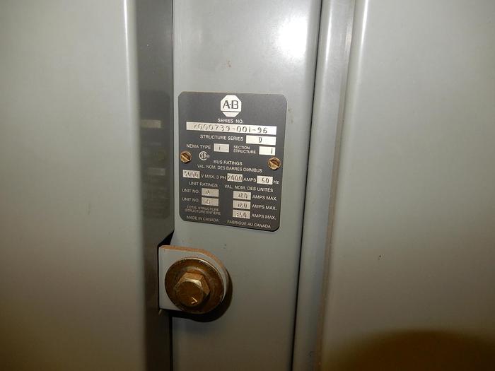 Used 2400V ROCKWELL AUTOMATION ALLEN BRADLEY MOTOR STARTER