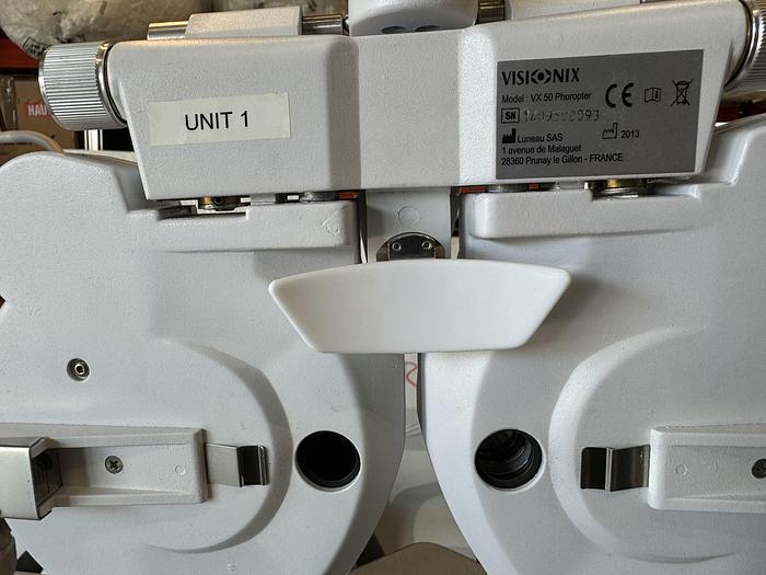Used 2013 F.I.S.O With Slitlamp SL-500 and visionix phoropter