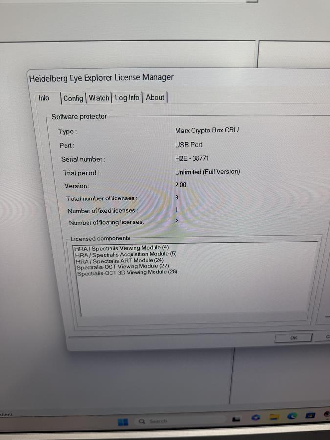 Refurbished Heidelberg OCT/HRA