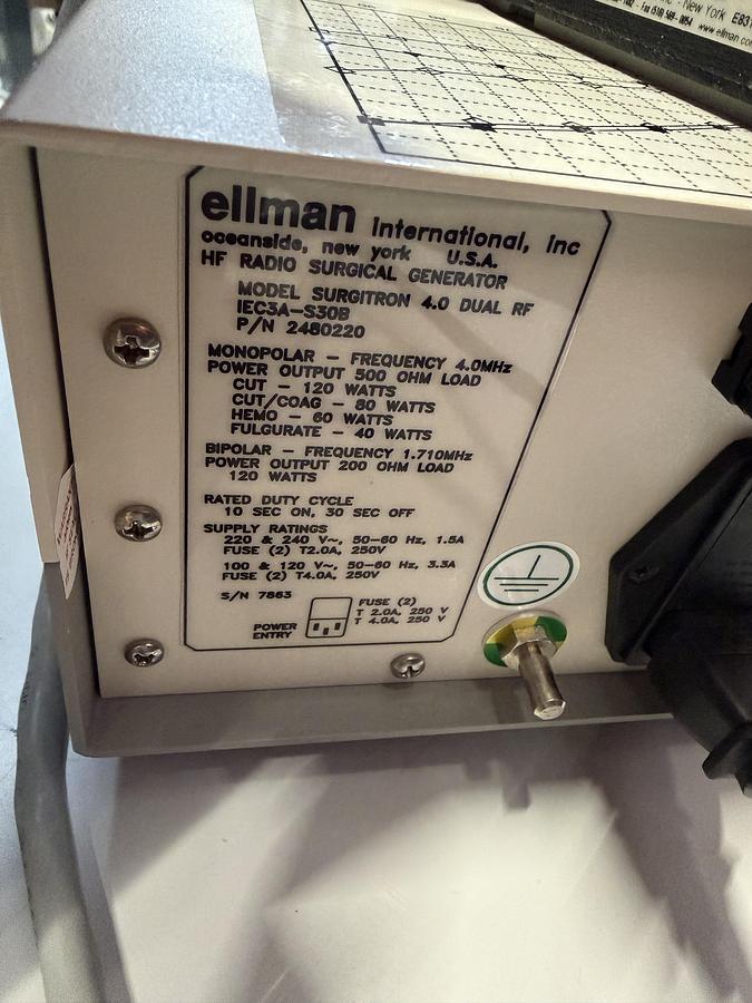 Used Ellman  Surgitron 4.0 Dual RF