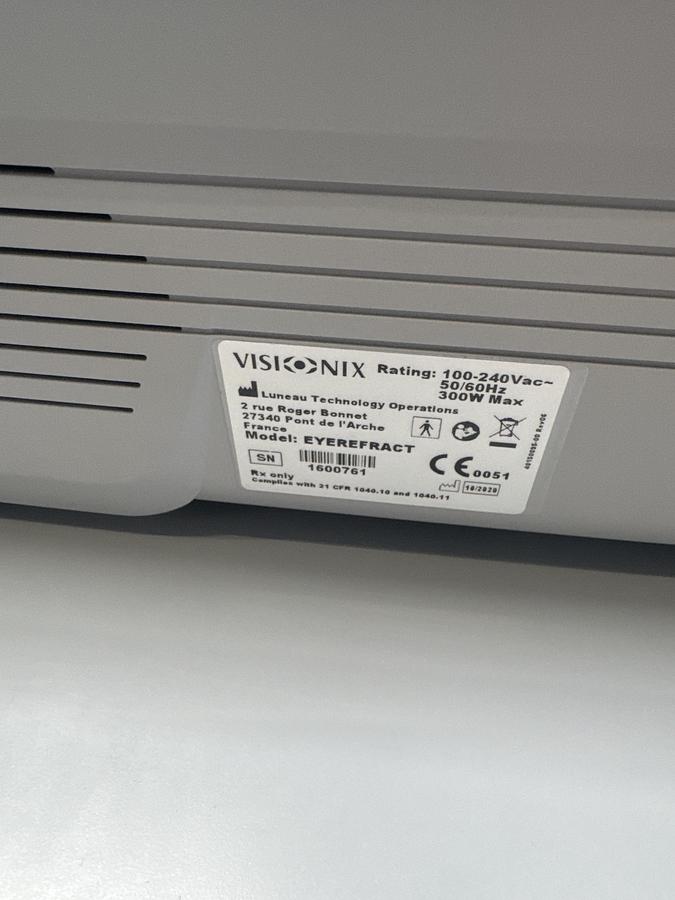 Demo 2018 Visionix Eyerefract