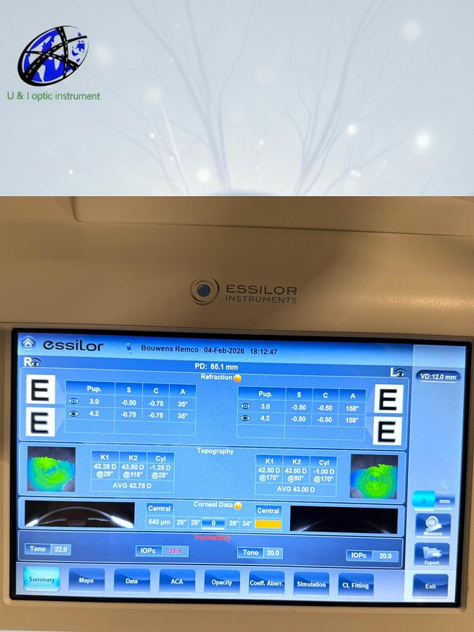 Demo 2018 Essilor Wave Analyzer Medica